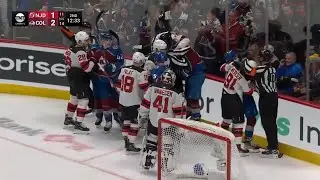 Dougie Hamilton Roughing Penalty Against Miles Wood