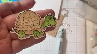 Inkystamper OOAK Project LIVE with turtles on 4.15.2023