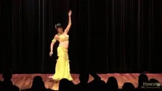 Princess Farhana  performing at The Hawaii Belly Dance Convention