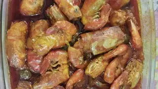 Prawn capsicum recipe ।ক্যাপসিকাম চিংড়ি মাছের কারী #prawns #fish_recipe #nonveg #food #highlights 