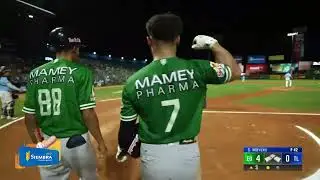 Atr&aacute;s la bola 💥 &iexcl;HOMERUN de Eguy Rosario y las Estrellas ahora ganan 4-0! 🐘🔥