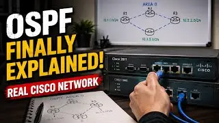 OSPF Configuration on Real Cisco Gear | Tutorial