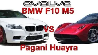 Evolve F10 M5 vs Pagani Huayra At Vmax200