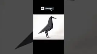 Crow Paper Craft #ytshorts #shorts #trending #viral #viralvideo