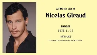 Nicolas Giraud Movies list Nicolas Giraud| Filmography of Nicolas Giraud