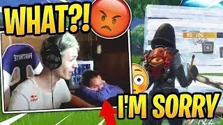 Ninja's Wife Got EMBARRASSED by Swearing Live on His Stream! - Fortnite Best and Funny Moments