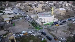 جانب من افتتاح جامع الملك القدوس في منطقة السادة البوعيثة و عرب الجبور