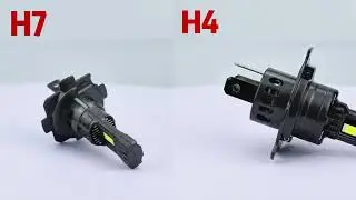 H7 H4 Led Canbus lumi&egrave;res 1:1 Mini taille phare de voiture avec v