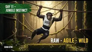 Day 11 &ndash; Jungle Instinct Challenge 🌿 Primal Power Unleashed | GoGo Gym Agility Day