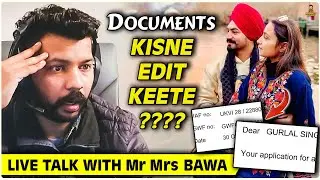 🔴 LIVE Part : 2 ||  Mr. Mrs. Bawa Roast || Live Talk With Mr. Mrs. Bawa 🎥Documents Edit..???