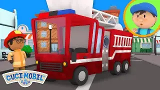 Truk Pemadam Felix | Cuci Mobil Carl | Kartun Untuk Anak-Anak