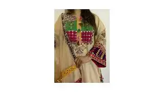 Embroidered Mirror Work  Cotton Dress Ready to Wear Pakistani Suit | Mahham Collection
