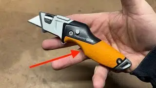 Fantastic Heavy Cutting Utility Knife - the Fiskars Pro Folding Utility Knife!