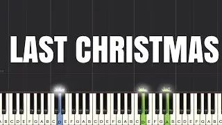 Wham! - Last Christmas Piano Tutorial | Medium