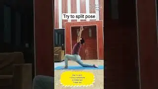 split pose #yogalifestyle #yogaposesforbeginners #kelasyoga