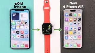 How to Connect Your Existing Apple Watch to a New iPhone AIR!