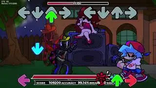 FNF Vs Red  X Scomicmaker Burning-Flames Beta-Development Version