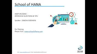 SAP ABAP ON HANA INTERVIEW QUESTIONS AND TIPS