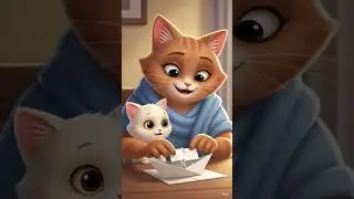 cat boat story #cartoonstory #animalstory #catstory #cutevideo #storybook