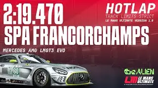 Le Mans Ultimate Hotlap: Mercedes AMG LMGT3 @ Spa (1.0)
