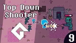 How to Make a Top Down Shooter in GameMaker Studio 2! (Part 9: Game Over and HUD)
