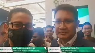 Sandiaga Salahuddin Uno, Menparekraf RI, supports Persada Hospital to develop Wellness Tourism
