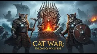 EPIC VIKING CAT BATTLE: DUEL OF BROTHERS. #ai #aivideo