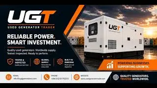 60 kVA Used Perkins Diesel Generator Set Test Run