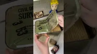 Eating 60 year old FALLOUT SHELTER Survival Crackers ☢️