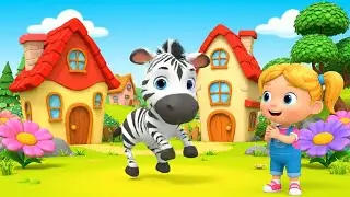 Naughty Baby Zebra Jumped in Color Paint | Cantiga Infantil Engra&ccedil;ada | Rimas para Crian&ccedil;as