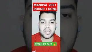 Manipal Round 1 allotment done 🔥 | MET counseling 2021 Results out  | #Manipal #Round1 #Results