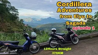 Elyu to Sagada Scooter trip For 12 Hours Mio i 125 | Wave100 | Episode 1