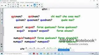 Proposizione nterrogativa diretta in Latino