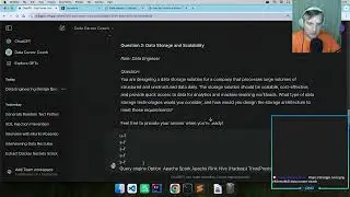 How to design data storage solution? - Answering data engineering questions
