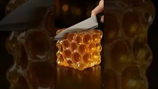 #asmr Top 3 AI Honey Cutting ASMR 🍯 | Deeply Satisfying Compilation @EchoSlice7