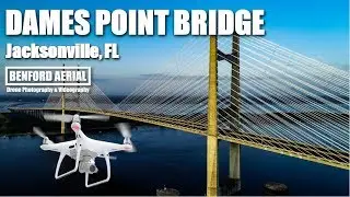 Dames Point Bridge | Jacksonville Florida | DRONE Aerial Video #damespoint #bridge #jacksonville