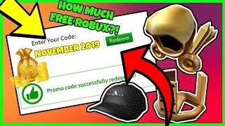 🤑 *UNLIMITED* FREE ROBUX IN NOVEMBER! - NOVEMBER 2019 ROBLOX ROBUX PROMO CODES! (ALL)