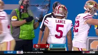 Trey Lance Throws TD on FIRST CAREER NFL PASS