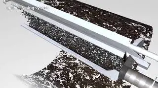 Animation HUBER Drum Screen LIQUID