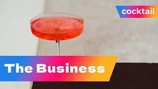 The Business Cocktail Recipe | Gin, Lime & Honey Syrup Drink for Modern Evenings