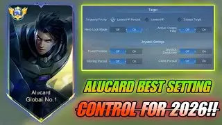 GLOBAL 1 ALUCARD BEST SETTING CONTROL 2026!! ~ MLBB