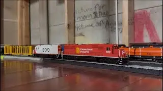 SOO Line Power on a CP Transfer on the Layout. 