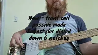 Making a Stingray sound like a P bass