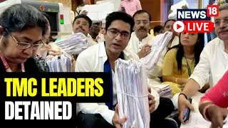 TMC Delegation, Sitting On 'Dharna' Outside ECI Office In Delhi, Detained | N18L | News18 Live