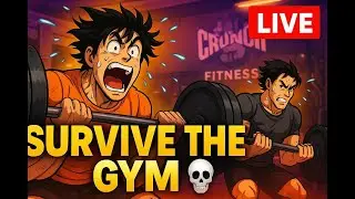 Can We Survive Crunch Fitness? 💀 Intense Founder Workout + Crazy Challenges (LIVE)