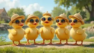 Five Little Ducks | Nursery Rhyme for Kids | Animated Sing-Along | @Little_StarKidxYTt