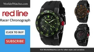 RED LINE RPM черный циферблат черный силикон 50027-BB-01GN