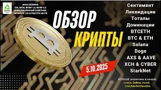 Крипта - Сентимент_Тоталы_Стейблкоины_Доминация #BTC #ETH #DOGE #XCH #CYBER #SOL #AXS #AAVE #STRK