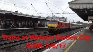Trains at Welwyn Garden City 2/8/17