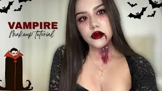 VAMPIRE MAKEUP🧛🏻&zwj;♀️🩸| Maquillaje de #vampiros para #halloween #halloweencostume 